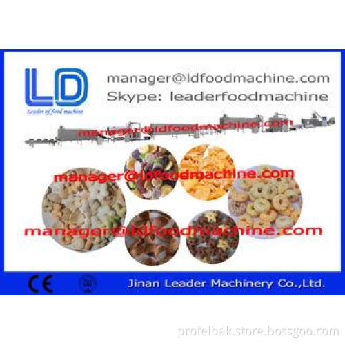 Breakfast Cereal Corn Flakes Making Machine Drying / Packin